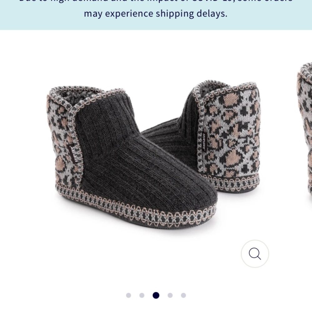 Muk Luks “Leigh” slippers in Leopard